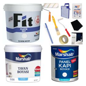 Marshall Fit Lületaşı 2.5 lt Plastik Su Bazlı İç Cephe Duvar Boyası