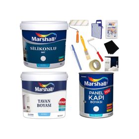 Marshall Fit Mentol 20 kg Silikonlu İpek Mat Silinebilir İç Cephe Boyası