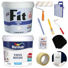 Marshall Fit Mentol Buğusu 2.5 lt Plastik Su Bazlı İç Cephe Duvar Boyası