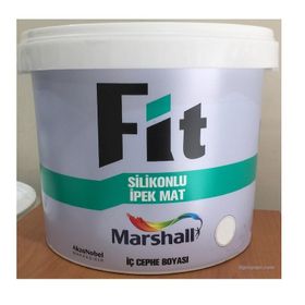 Marshall Fit Mermer Tozu 3.5 kg Silikonlu İpek Mat Silinebilir İç Cephe Boyası