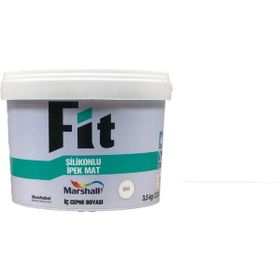 Marshall Fit Sazlık 3.5 kg Silikonlu İpek Mat Silinebilir İç Cephe Boyası