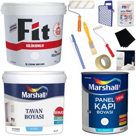 Marshall Fit Silikonlu 20 kg Çakıl Taşı İç Cephe Boyası