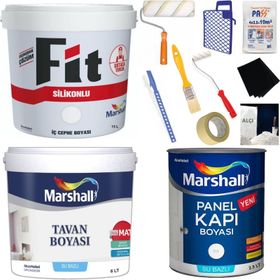 Marshall Fit Silikonlu 20 kg Dingin Mavi İç Cephe Boyası