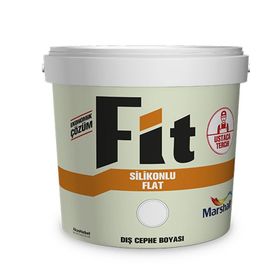 Marshall Fit Silikonlu Flat 15 lt Beyaz Dış Cephe Boyası