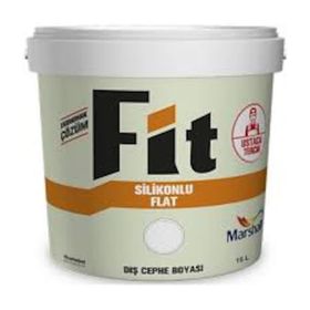 Marshall Fit Silikonlu Flat 15 lt Beyaz Dış Cephe Boyası