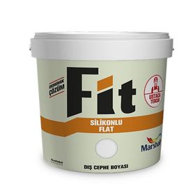 Marshall Fit Silikonlu Flat 15 lt Beyaz Dış Cephe Boyası