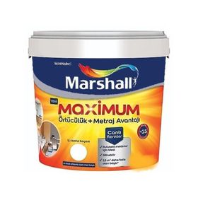 Marshall Gülbeşeker 7.5 lt Silikonlu Ipek Mat Su Bazlı Iç Cephe Boyası