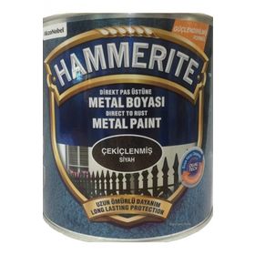 Marshall Hammerite 2,5 lt Düz Siyah Pas Üstü Metal Boyası