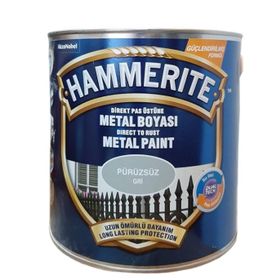 Marshall Hammerite Pürüzsüz Gri 2.5 lt Metal Boyası