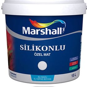 Marshall Kızıl Kum 15 lt Silikonlu Özel Mat İç Cephe Boyası