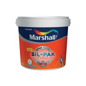 Marshall Kum Beji 15 lt Silikonlu Özel Mat Silinebilir İç Cephe Boyası