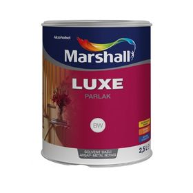 Marshall Luxe Parlak Beyaz 2.5 lt Sentetik Yağlı Boya ve Ekipman