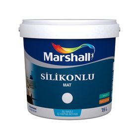 Marshall Mahlep 7.5 lt Silikonlu Ipek Mat Su Bazlı Iç Cephe Boyası
