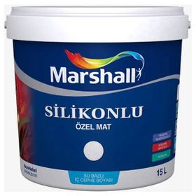 Marshall Mavi Göl 7.5 lt Silikonlu Özel Mat Silinebilir İç Cephe Boyası