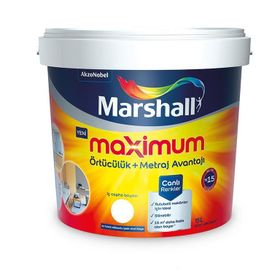 Marshall Maximum Akarsu 2.5 lt Silikonlu İç Cephe Boyası