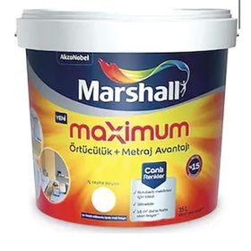 Marshall Maximum Andezit 20 15 lt Silikonlu İpek Mat İç Cephe Boyası