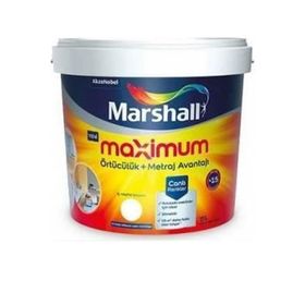 Marshall Maximum Damla Sakızı 7.5 lt Silikonlu İç Cephe Boyası
