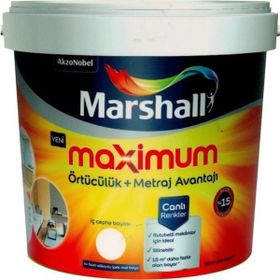 Marshall Maximum Ipek Kırık İnci 15 L Silikonlu İç Cephe Boyası
