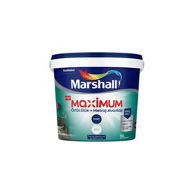 Marshall Maximum Mat Silikonlu Beyaz 15 lt İç Cephe Boyası