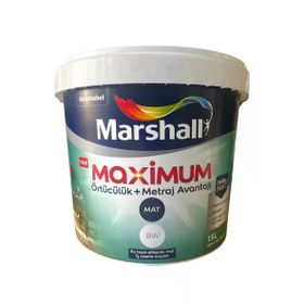 Marshall Maximum Mat Silikonlu Silinebilir 7.5 lt İç Cephe Boyası
