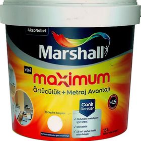 Marshall Maximum Meteor 15 lt Silikonlu İç Cephe Boyası