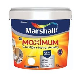 Marshall Maximum Silikonlu İpek Mat Adaçayı 15 lt Duvar Boyası
