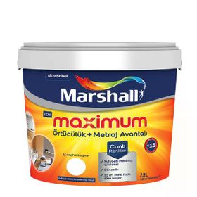 Marshall Maximum Silikonlu İpek Mat Başak Esintisi 2,5 lt İç Cephe Boyası