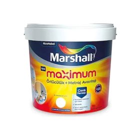 Marshall Maximum Silikonlu İpek Mat Cennet Koyu 7.5 lt Duvar Boyası