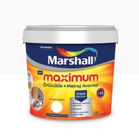 Marshall Maximum Silikonlu İpek Mat Deniz Kabuğu 7.5 lt Duvar Boyası