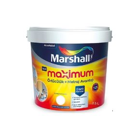 Marshall Maximum Silikonlu İpek Mat Kurna 7.5 lt Duvar Boyası