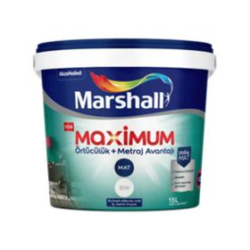 Marshall Maximum Silikonlu Mat Çakmaktaşı 7.5 lt İç Cephe Boyası
