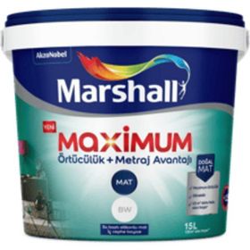 Marshall Maximum Silikonlu Mat Çakmaktaşı 7.5 lt İç Cephe Boyası