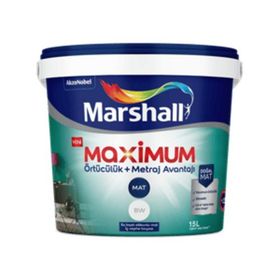 Marshall Maximum Silikonlu Mat Çakmaktaşı 7.5 lt İç Cephe Boyası