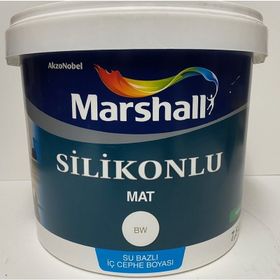 Marshall Mentol 7.5 lt Silikonlu Mat Su Bazlı İç Cephe Boyası