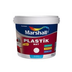 Marshall Mermer Tozu 15 lt Silikonlu Özel Mat Silinebilir İç Cephe Boyası