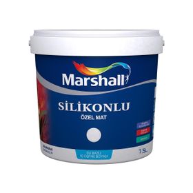 Marshall Mermer Tozu 3702 0.75 lt Silikonlu Özel Mat İç Cephe Boyası