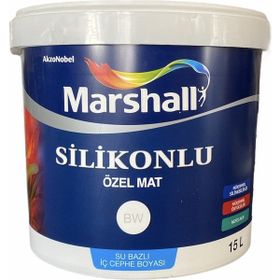 Marshall Mum Işığı 15 lt Silikonlu Özel Mat Silinebilir İç Cephe Boyası