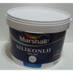 Marshall Özel Mat Cafe Latte Silikonlu Silinebilir 2.5 lt Duvar Boyası