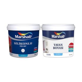 Marshall Özel Mat Damla Sakızı Silikonlu Silinebilir 2.5 lt Duvar Boyası