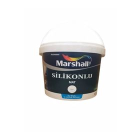Marshall Özel Mat Gri Kayrak Silinebilir Silikonlu 7.5 lt Duvar Boyası
