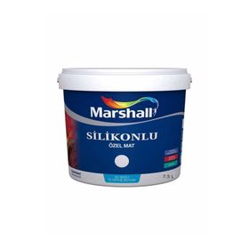 Marshall Özel Mat Gri Kayrak Silinebilir Silikonlu 7.5 lt Duvar Boyası