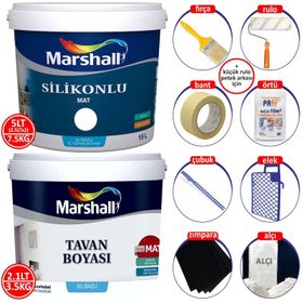 Marshall Özel Mat Lila Silinebilir Silikonlu 7.5 lt Duvar Boyası