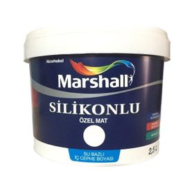 Marshall Özel Mat Salep Silikonlu Silinebilir 2.5 lt Duvar Boyası