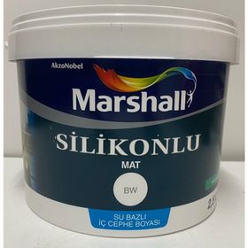 Marshall Özel Mat Silikonlu 2.5 lt Tütsü İç Cephe Boya