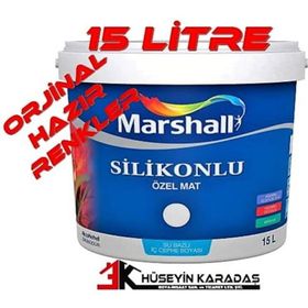 Marshall Pamuk Şekeri 15 lt Silikonlu Özel Mat İç Cephe Boyası