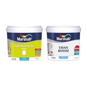 Marshall Pamuk Şekeri 7.5 lt Özel Mat Silikonlu İç Cephe Boyası