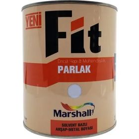Marshall Parlak 2,5 lt Boncuk Mavi Fit Ahşap Metal Sentetik Yağlı Boya