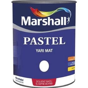 Marshall Pastel Kum Beji 1 lt Yarı Mat Yağlı Boya