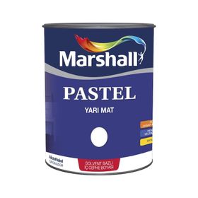 Marshall Pastel Kum Beji 1 lt Yarı Mat Yağlı Boya