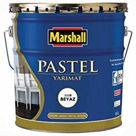 Marshall Pastel Yarı Mat Saten Boya 2.5 lt Beyaz